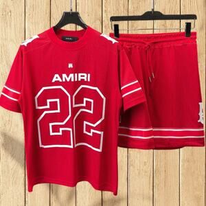 Amiri Classic 22 Men's Short Sleeve Shorts Set